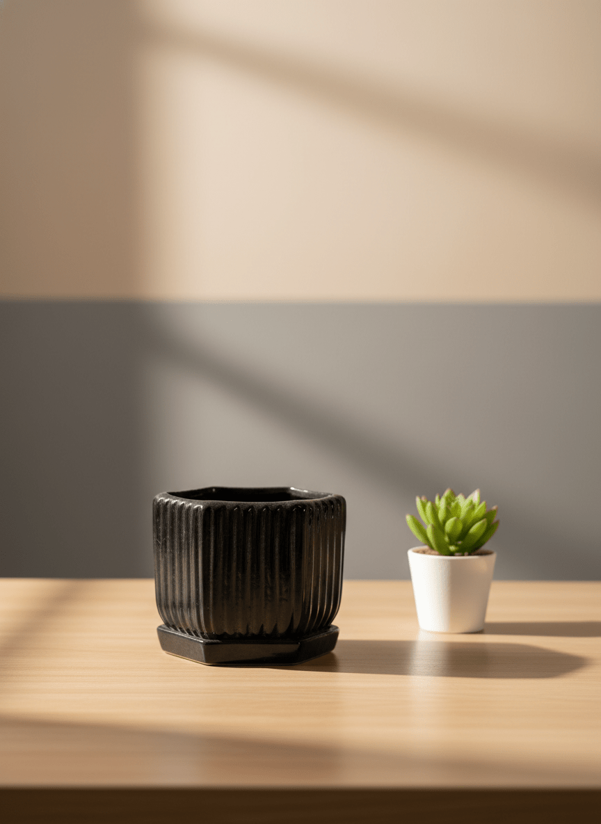 ceramic_pots - the_pot_studio Minimal_premium_ceramic_pots_for_desk_and_indoor_plants_in_India