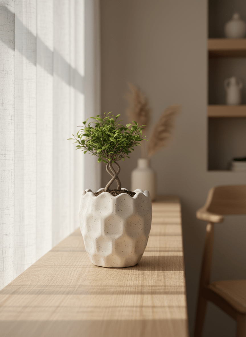 ceramic_pots - the_pot_studio Minimal_premium_ceramic_pots_for_desk_and_indoor_plants_in_India